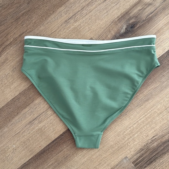 NWT SEA LEVEL Elite High Waist Bikini Swim Bottom Olive Green 12 - Picture 4 of 6